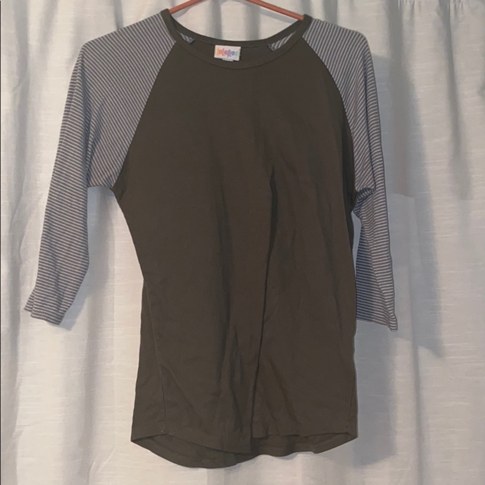 Baseball tee style shirt